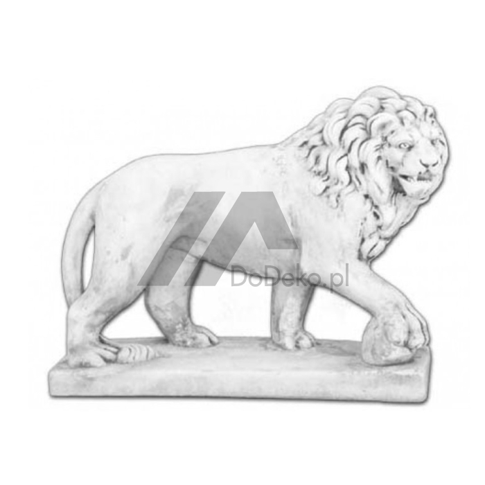 Betong løve skulptur