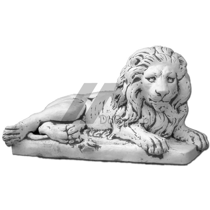 Figur betong - løve rett