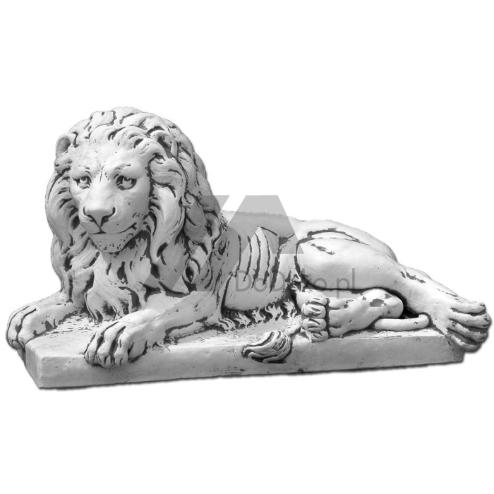 Figur betong - løve igjen