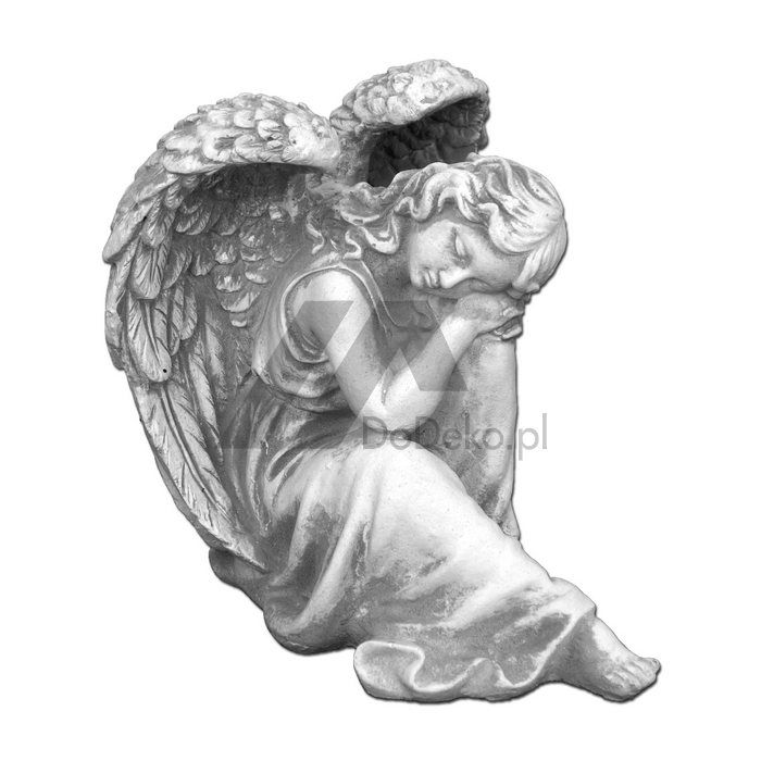 Sovende engel med vinger