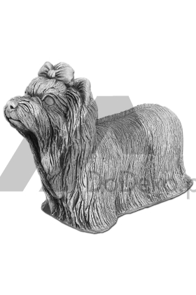 Skye terier - posąg psa